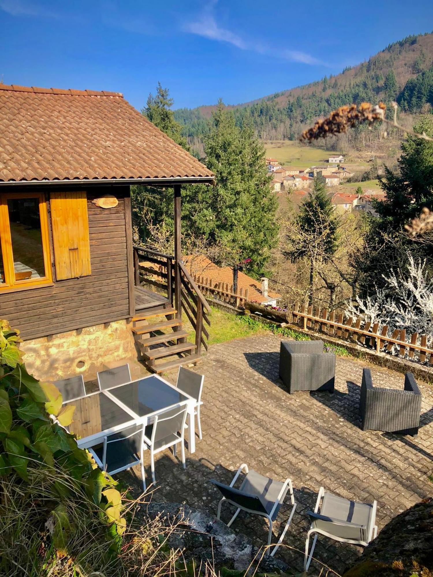 Chalet Les Accacias Vocance Extérieur photo